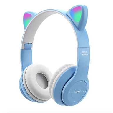 هدفون بی سیم طرح گوش دار گربه ای کد P47M
