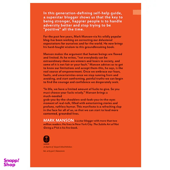 کتاب The Subtle Art Of Not Giving A Fcuk اثر Mark Manson نشر دیا بوک