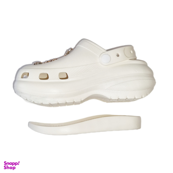 صندل زنانه طرح کراکس هایکر رنگ سفید