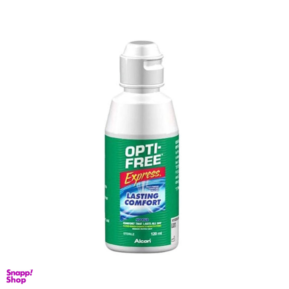 محلول شستشوی لنز اپتی فری مدل Opti Free Express حجم 120 میلی لیتر