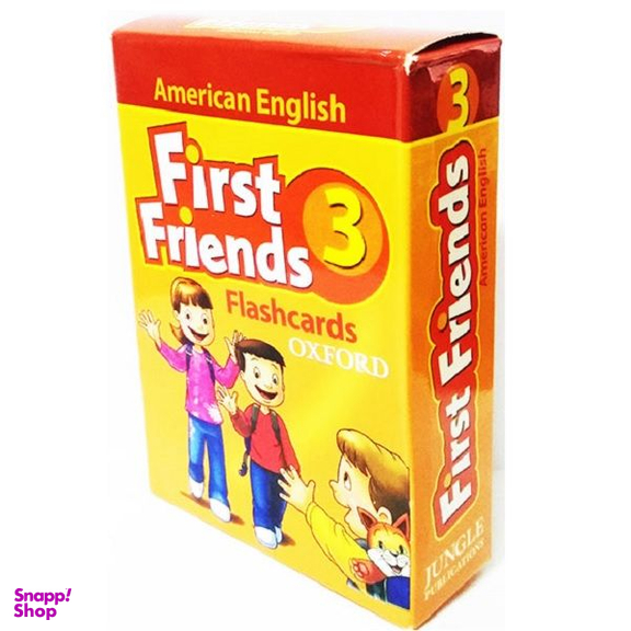 فلش کارت American First Friends اثر Susan Lannuzzi انتشارات Oxford مجموعه 3 عددی