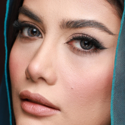 لنز فصلی بیوتی کد Faa310 شماره 14 رنگ خاکستری عسلی تیره دور دار