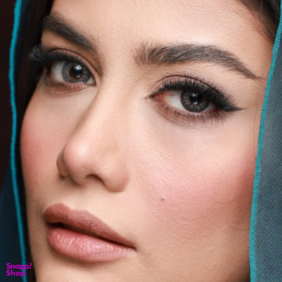 لنز فصلی بیوتی کد Faa310 شماره 14 رنگ خاکستری عسلی تیره دور دار