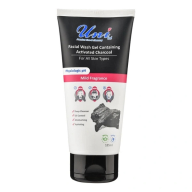 ژل شستشوی صورت یونی لد مدل زغال فعال All Skin حاوی آلوئه ورا حجم 200 میلی لیتر