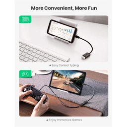 تبدیل Micro USB Male OTG به USB 2.0 A Female یوگرین مدل US133 کد 10396