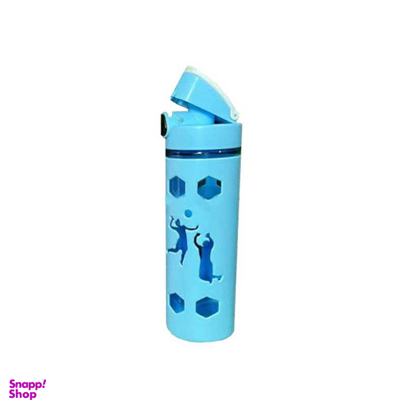 قمقمه دوچرخه مدل کاوردار طرح بسکتبال گنجایش 0.5 لیتر