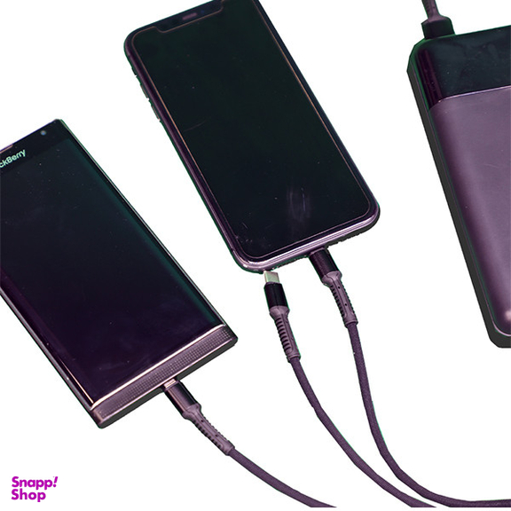 کابل تبدیل USB به microUSB/USB-C/ لایتنینگ گو-دس مدل GD-UC511 طول 1.2 متر