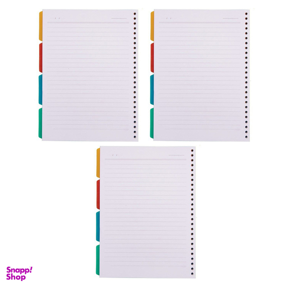 کاغذ کلاسور ۱۰۰ برگ کد 02 بسته ۳ عددی