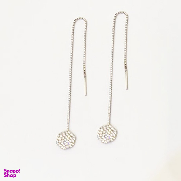 گوشواره نقره زنانه گیرا مدل بخیه G0667