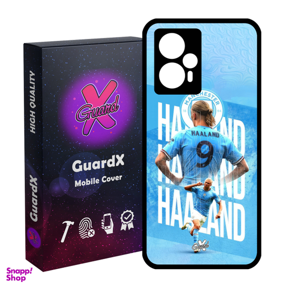 کاور گارد ایکس طرح ارلینگ هالند مدل Glass10575 مناسب گوشی موبایل شیائومی Poco F5/Redmi Note 12 Turbo