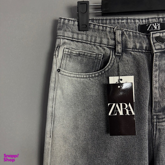 شلوار بگ مردانه طرح ZARA کد 3120 رنگ طوسی