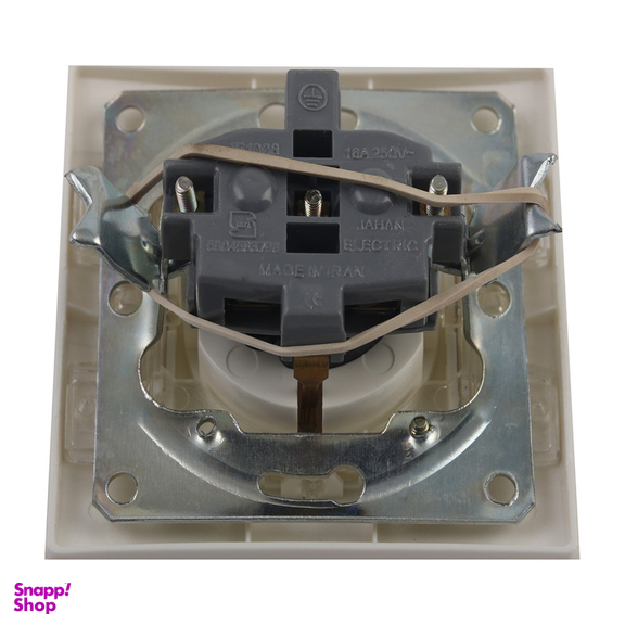 پریز برق ارت دار جهان الکتریک مدل صدف کد J-200415