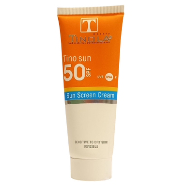 کرم ضد آفتاب بدون رنگ تینولا بیوتی SPF 50 مدل sensitive مناسب پوست های خشک و حساس حجم 40 میلی لیتر