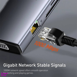 هاب 11 پورت Type-C بیسوس مدل Metal Gleam Series CAHUB-CT0G