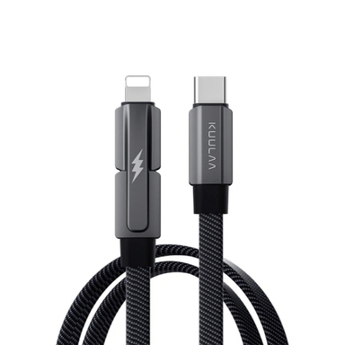 کابل تبدیل Type-C به Type-C/Lightning کوالا مدل KL-X72 طول 2 متر