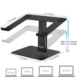 پایه نگهدارنده لپ تاپ برساد مدل SLA-01 مناسب 10 تا 15.6 اینچ