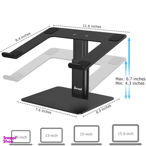 پایه نگهدارنده لپ تاپ برساد مدل SLA-01 مناسب 10 تا 15.6 اینچ