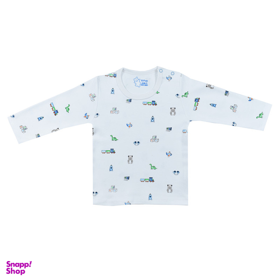 ست تیشرت و سرهمی نوزادی اسپیکو مدل ترن کد 3