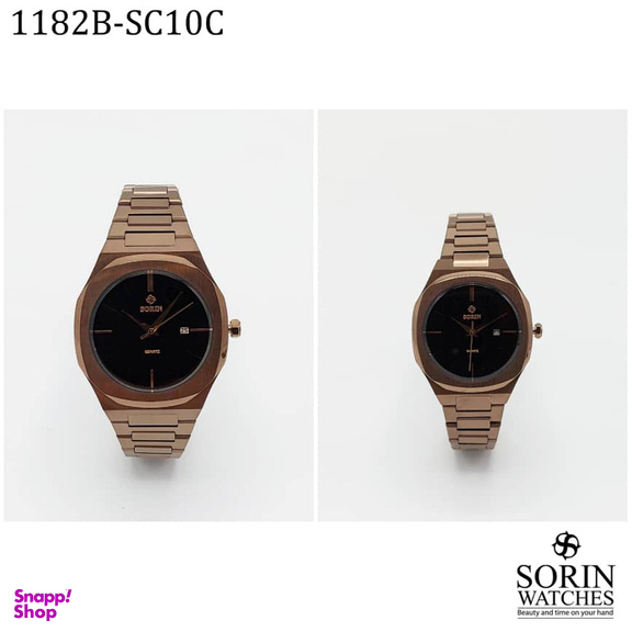 ست ساعت مچی عقربه ای زنانه و مردانه سورین مدل GL1182B-SC10C