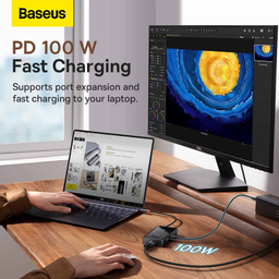 هاب 6 پورت USB-C بیسوس مدل BS-OH078