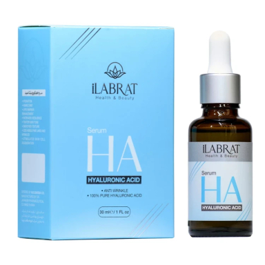 سرم آبرسان پوست ایلابرت مدل هیالورونیک اسید 2٪ حجم 30 میلی لیتر