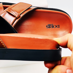 صندل مردانه دوریس مدل پدرام طبی کد 03 رنگ عسلی