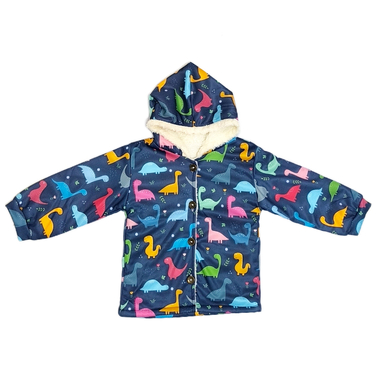 کاپشن دخترانه طرح دایناسور کد 128