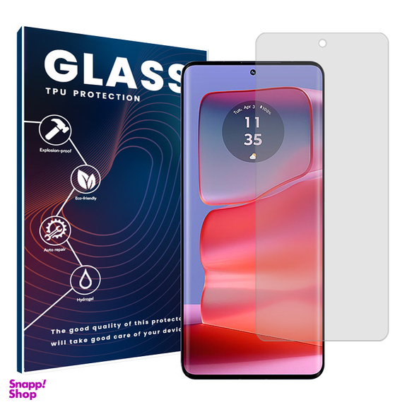 محافظ صفحه نمایش شفاف گلس مدل Resistant مناسب گوشی موبایل موتورولا Edge 50 Pro