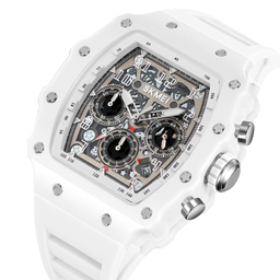 ساعت عقربه ای مردانه اسکمی مدل 2305 رنگ سفید