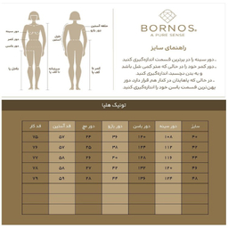 تونیک زنانه برنس مدل هلیا رنگ آبی کاربنی