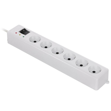 محافظ آنالوگ 6 راهی کامپیوتر و صوتی تصویری گرین لاین کد GLP106 طول 2 متر