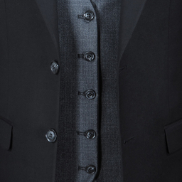 کت شلوار کمبین کج راه مدل ژیله دورو کد 1446 رنگ مشکی