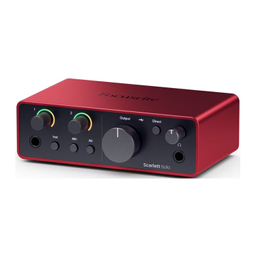 کارت صدا استودیویی فوکوسرایت مدل Scarlett Solo 4th Gen