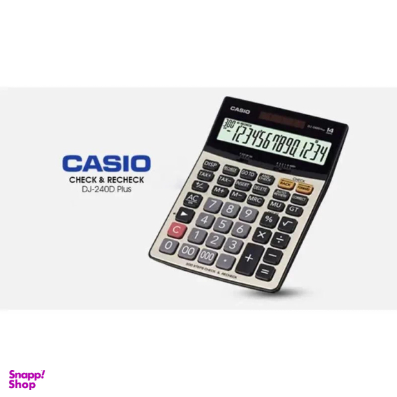 ماشین حساب رومیزی کاسیو مدل DJ-240D
