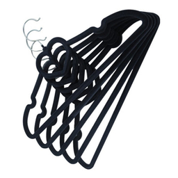 چوب لباسی مخمل طرح قلب مدل Heart بسته 5 عددی