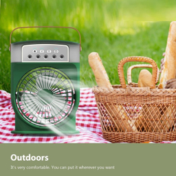 پنکه شارژی مدل Mini Portable Cooling Fan ظرفیت 1500 میلی آمپر ساعت