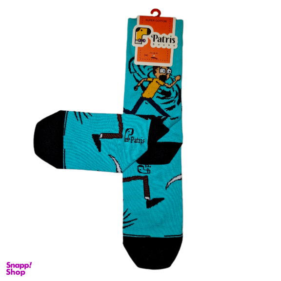 جوراب مردانه ساق دار مدل ریک مورتی