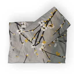 سرویس ملحفه مدل زنبق کد 008 یکنفره 2 تکه