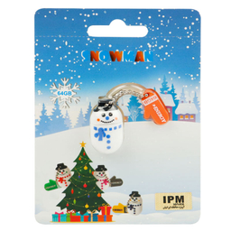 فلش مموری ایکس-انرژی مدل Snowman ظرفیت ۶۴ گیگابایت