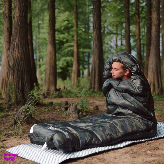 کيسه خواب 14- درجه نیچرهایک مدل Warmy Envelope W Hat Cotton Sleeping Bag M320 کد WS023