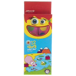 آبرنگ 12 رنگ آریا طرح فک دریایی