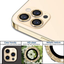 محافظ لنز دوربین بوف مدل Diamond-Luxury مناسب برای گوشی موبایل اپل iPhone 13 Pro Max / iPhone 13 Pro