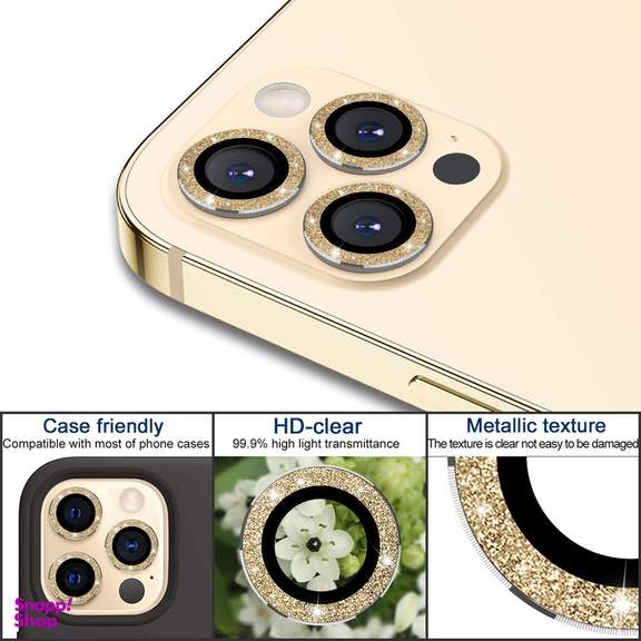 محافظ لنز دوربین بوف مدل Diamond-Luxury مناسب برای گوشی موبایل اپل iPhone 13 Pro Max / iPhone 13 Pro