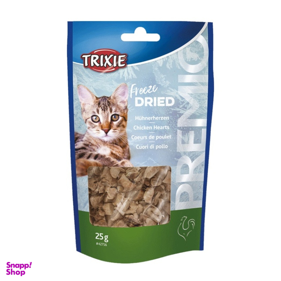 تشویقی گربه تریکسی مدل دل مرغ خشک شده کد 42756–Freeze Dried