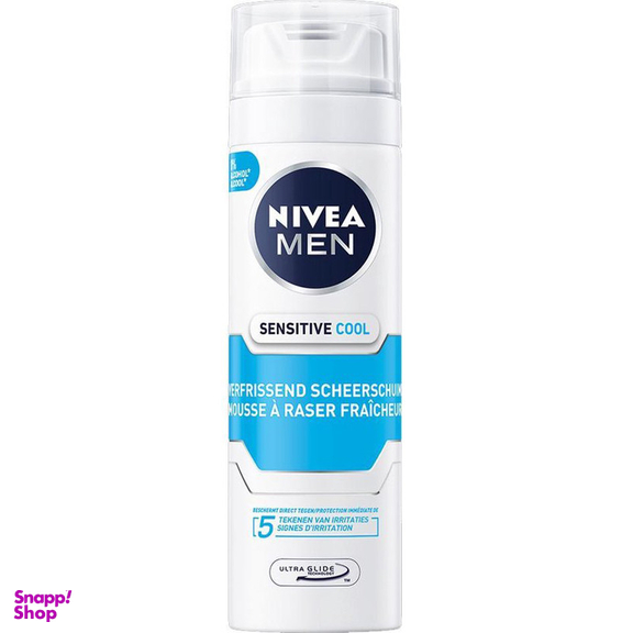 فوم اصلاح نیوآ مدل Sensitive Cool حجم 250 میلی لیتر