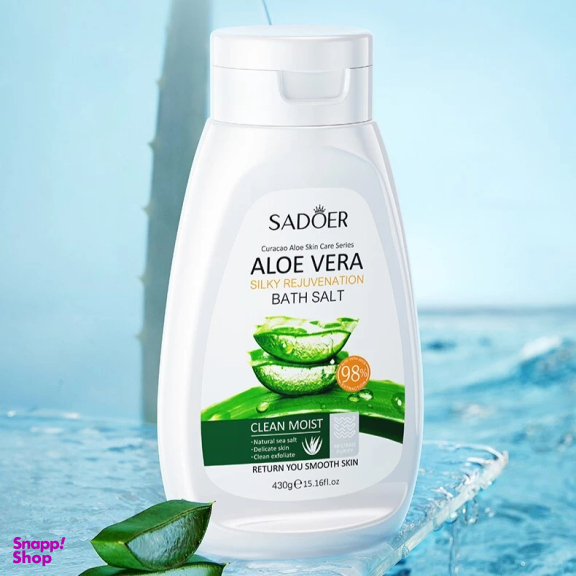 نمک حمام سادور مدل آلوئه ورا وزن 430 گرم