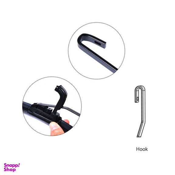 تیغه برف پاک‌کن پاسیکو مدل FLAT PRO مناسب برای ساینا بسته 2 عددی