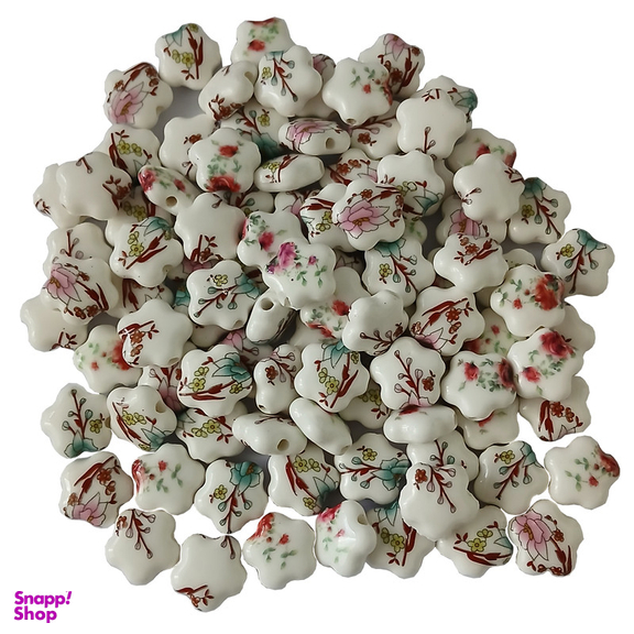 مهره گوشواره طرح گل بسته 100 عددی