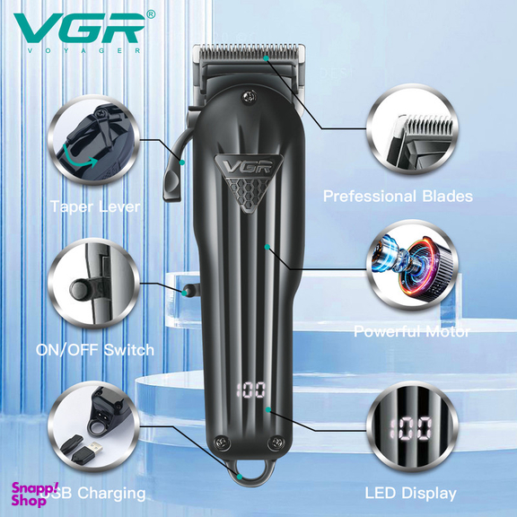 ماشین اصلاح مو سر و صورت وی جی آر مدل V-282