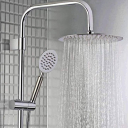 سردوش حمام پاپیروس مدل استیل New-Classic مجموعه دو عددی